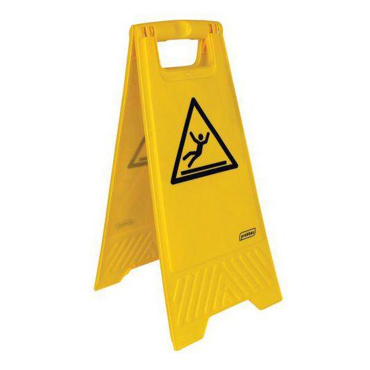 Chevalet sol mouillé personnalisé