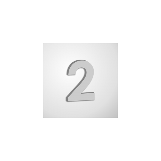 Chiffres personnalisés palier immeuble