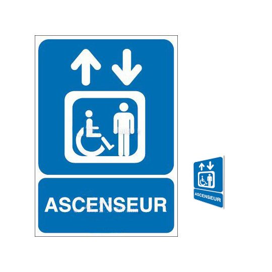 Panneau personnalisé accès ascenseur